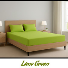 Fitted Sheet Polycotton Plain