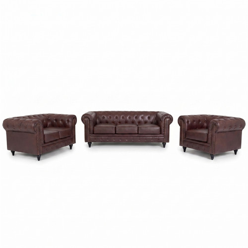 Chesterfield sofa suite - chesterfield,