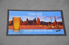 Carling Extra Cold Bar Runner Beer Drip Mat Wetstop Pub Brand New 43 x 23.5 cm