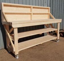 Wooden Workbench - Worktable - Workshop Bench - Heavy Duty!