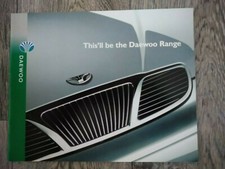 DAEWOO Matiz Lanos Nubira Leganza Musso Korando 4x4 UK Range Brochure 1999