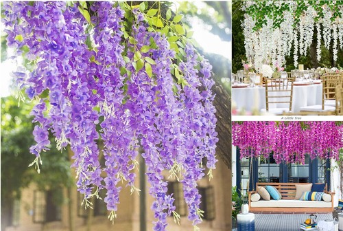12pcs artificial wisteria - 12pcs,