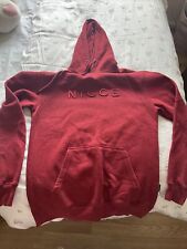 Red NICCE hoodie Size Medium