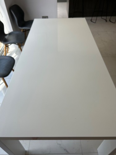 Habitat white gloss - , dining