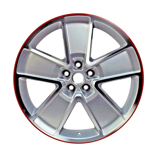 Rear aluminum wheel polished - aluminum,