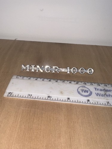 Vintage minor 1000 chrome car - vintage,