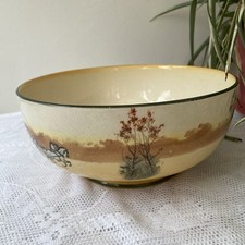 Vintage Royal Doulton Series Ware Coaching Days Large Fruit Bowl.