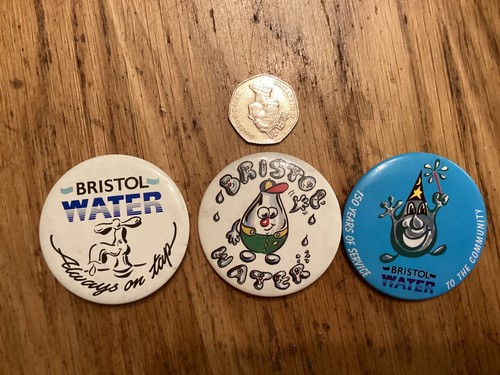 Vintage bristol water - 3, x