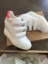 ASH Avedon White Leather Wedge