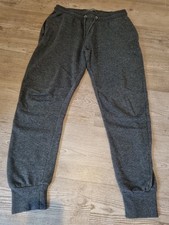 Men's Primark Grey Jogging Bottoms Medium In Size And Zipped Pockets