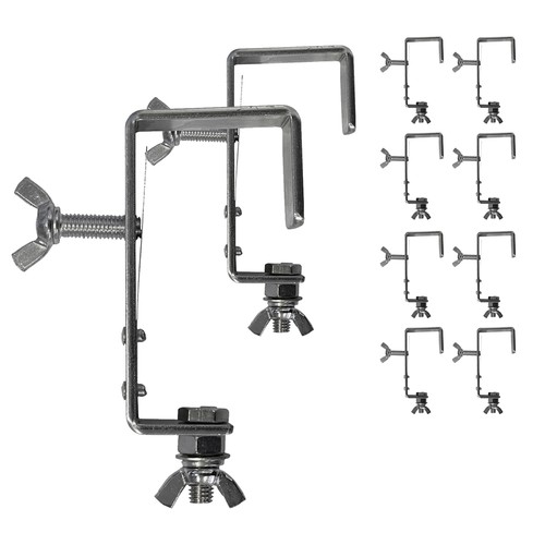 Lab 10x silver clamps - fx,