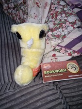 Giant microbes plush bookworm - plush,