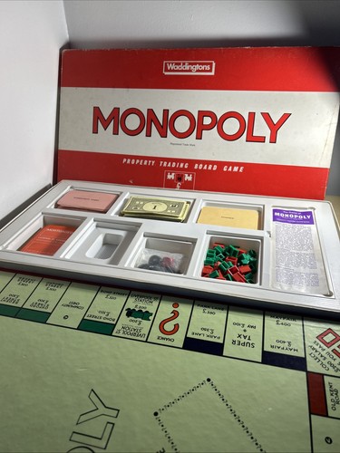 Monopoly board game vintage - game,