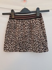 Girls Next Skirt Animal Print Elastic Waist Age 8 Years