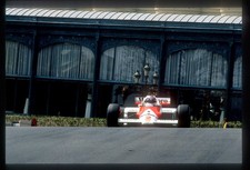 S918 Keke ROSBERG. McLaren MP4/2. 1986 Monaco F1 GP. Vintage 35mm slide slide