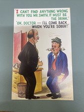 Bamforth & Co Ltd Postcard, No 049, I Can’t Find Anything Wrong