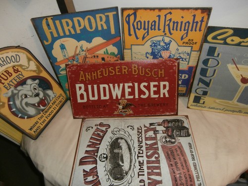 Vintage style metal signs - 6,