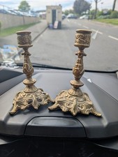 Art nouveau candlestick set - art,