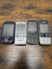 Joblot mobile Phones FOR PARTS ONLY READ DESCRIPTION SAMSUNG SLIDE BUTTON PHONES