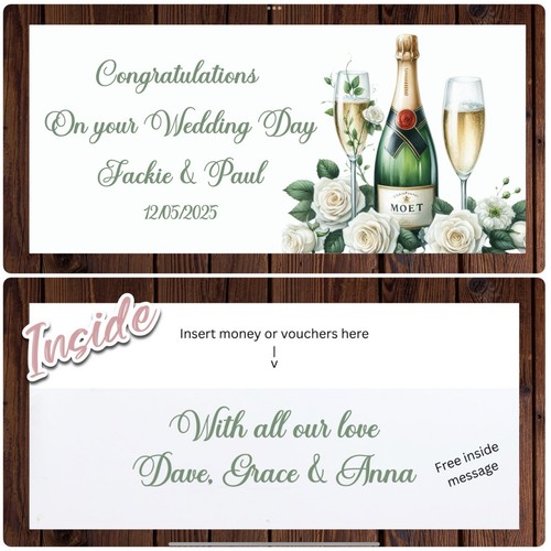 Wedding money gift card - wedding,