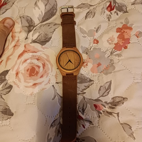 Vintage wooden unisex watch - unisex,
