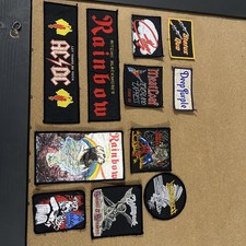 Embroidered Heavy Metal Band Patches