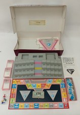 Strike It Lucky ITV Quiz Board Game Vintage 1990s - Preowned Incomplete 