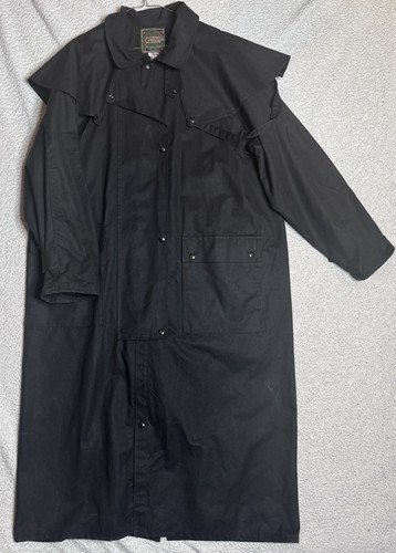 Oilskin duster waterproof - oilskin, long