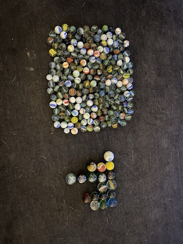 Marbles glass variety - variety, pack