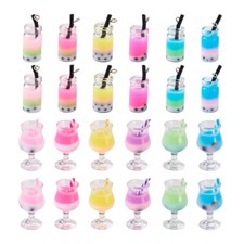 48pcs 12 Styles Cute Milk Tea