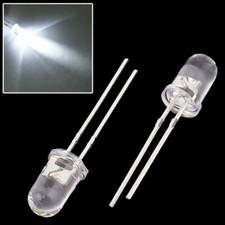 100pcs 5mm white ultra bright - 5mm,