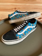 Vans 2015 Summer Old Skool Collection - Blue Skull Pineapple - Size 7