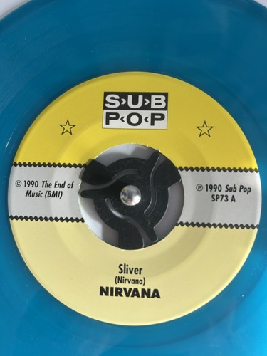 Nirvana sliver vinyl record - record, 7"