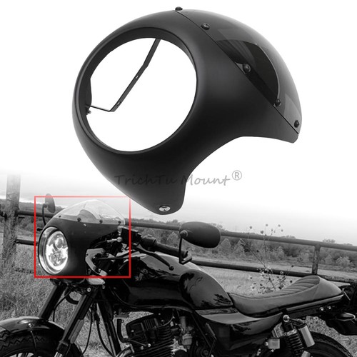 Universal motorcycle round - motorcycle, 7"