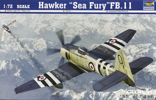 Trumpeter hawker sea - ''sea, fury''