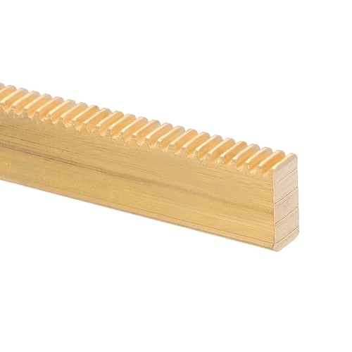 Brass gear rack module - brass,