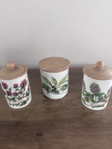 Royal worcester herb jars - royal,