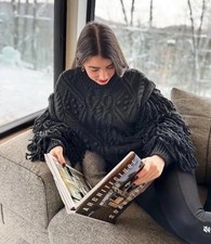 ZARA NEW WOMAN FRINGED KNIT