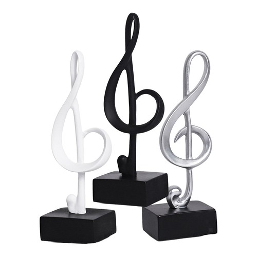Modern music note figurine - music,
