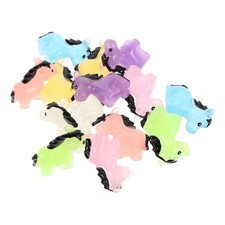 14 Pcs Horse -in-dark Mini Resin Animals Desktop Ornaments