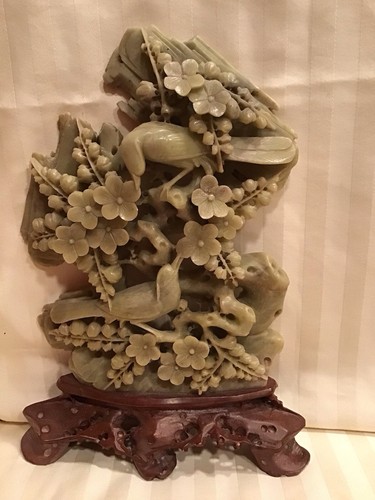 Vintage chinese soapstone - vintage,