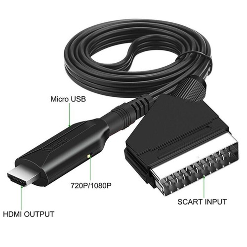 Scart hdmi converter cable - scart, to