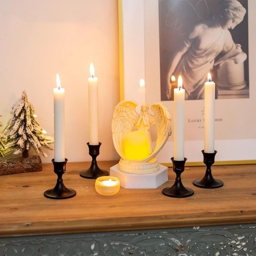 Vintage metal candlestick - metal,