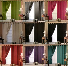 LUXURY FAUX SILK CURTAINS