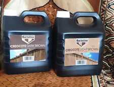 BARTOLINE CREOCOTE OIL BASED TIMBER TREATMENT CREOSOTE LIGHT & DARK BROWN 4L