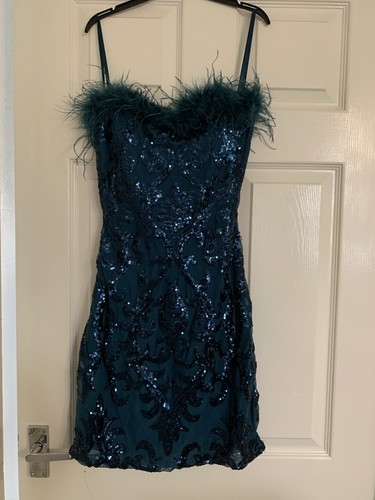 Y2k windsor teal sequin - windsor,