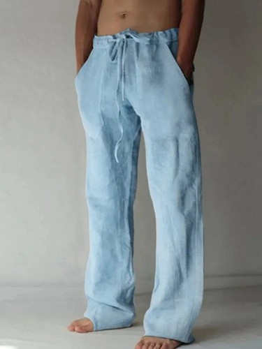 Men cotton linen casual - cotton,