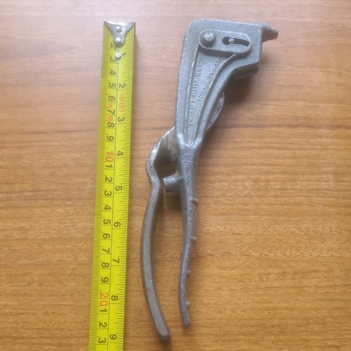 Vintage pop rivet gun aircraft - gun,