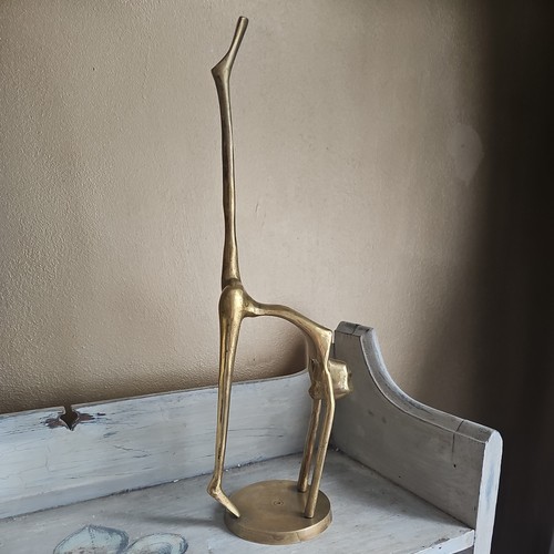 Mid century modern brass gold - modern,