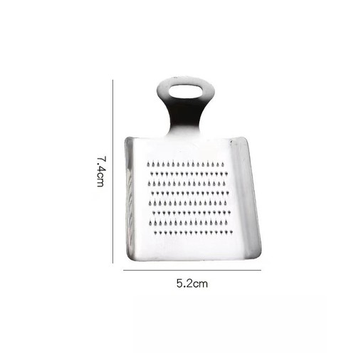 Stainless steel ginger grater - stainless,